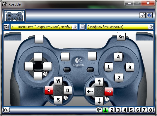 Xpadder изображения геймпадов