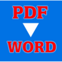 FREE PDF to WORD Converter logo