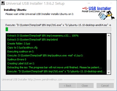 universal installer usb